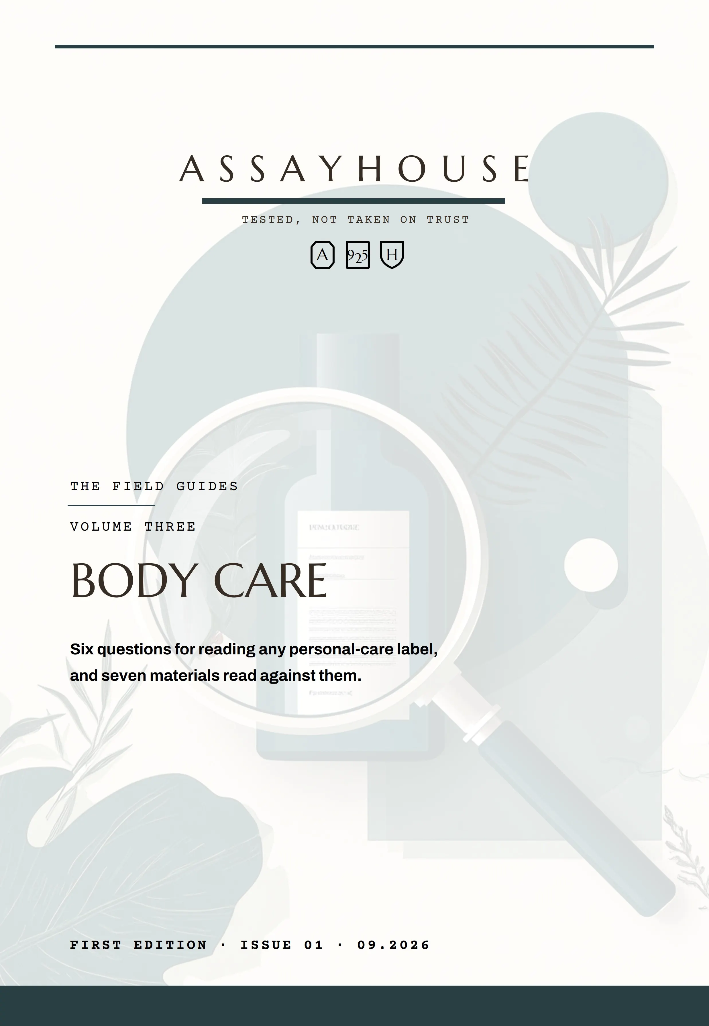 Cover of Volume Three, Body Care
