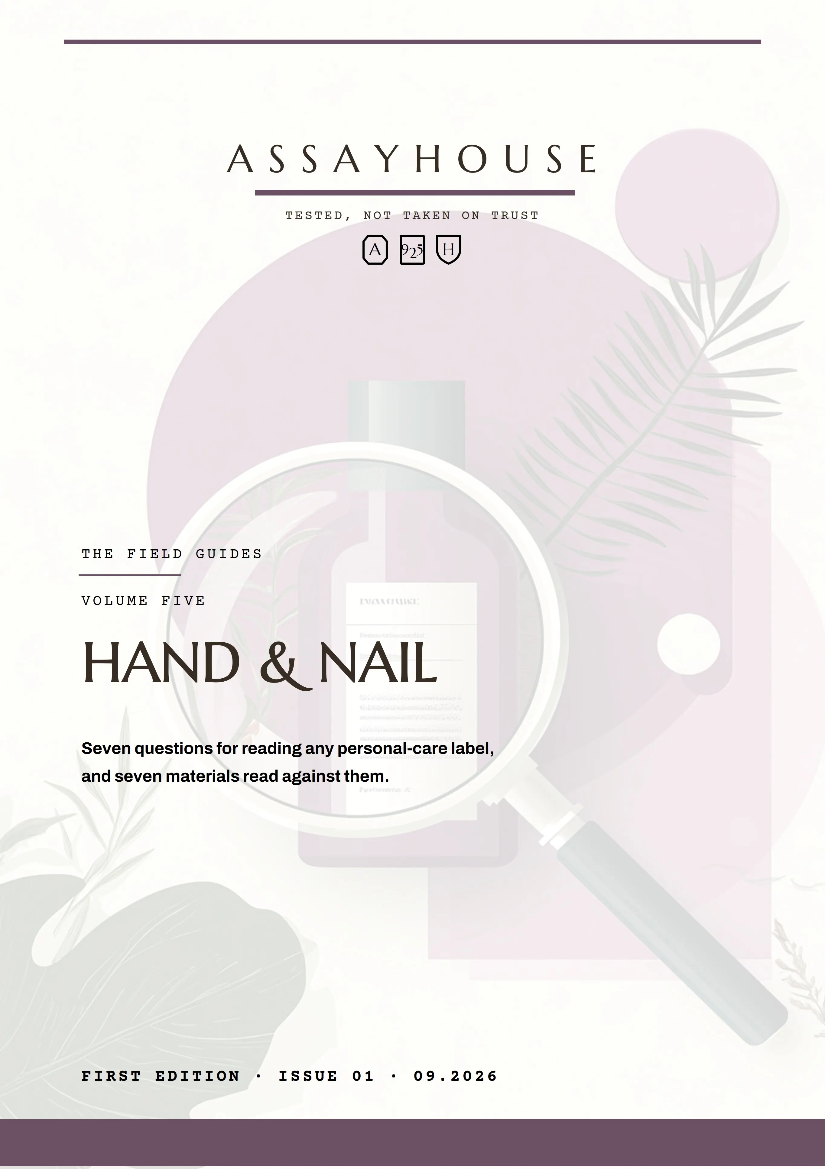 Cover of Volume Five, Hand & Nail Care